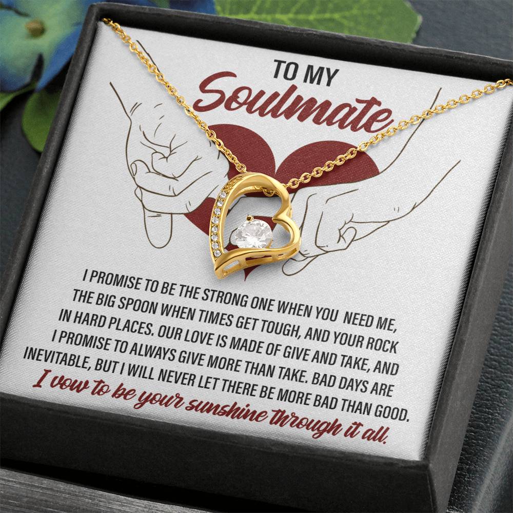 Your Sunshine Through It All - Forever Love Necklace For Soulmate