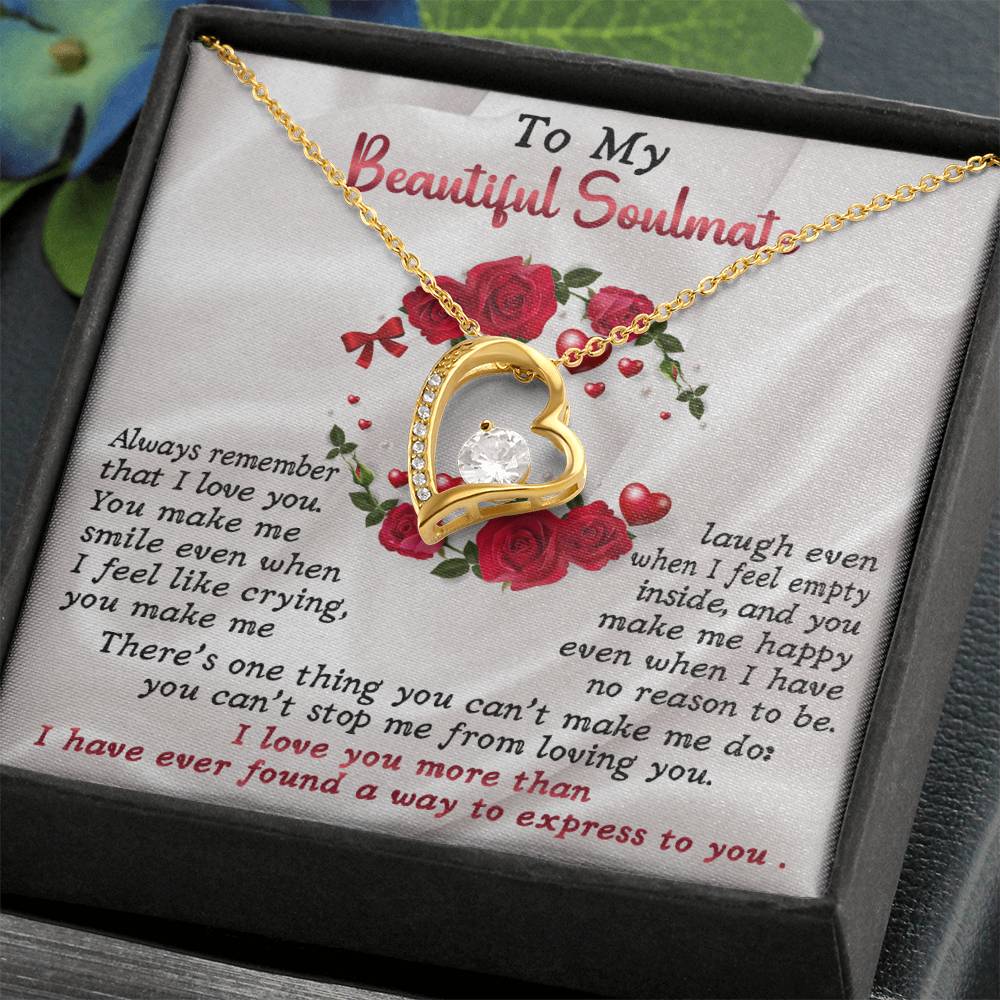 Can't Stop Me From Loving You - Forever Love Necklace For Soulmate