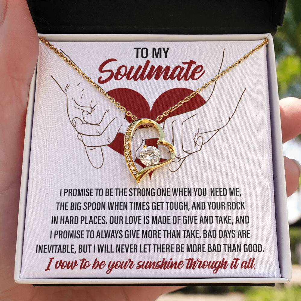 Your Sunshine Through It All - Forever Love Necklace For Soulmate
