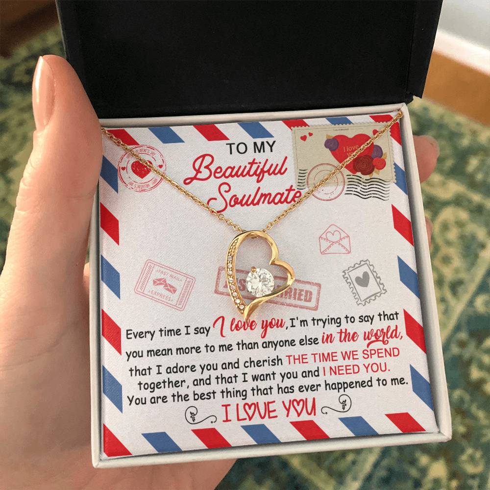 I Need You - Forever Love Necklace For Soulmate