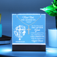 Faith & Light Keepsake Collection (Acrylic Plaque & Unisex Artisan Cross Necklace Bundle)