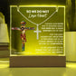 Renewed Hope Acrylic & Cross Gift Set (Acrylic Plaque & Unisex Artisan Cross Necklace Bundle)