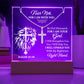 Faith & Light Keepsake Collection (Acrylic Plaque & Unisex Artisan Cross Necklace Bundle)