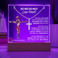 Renewed Hope Acrylic & Cross Gift Set (Acrylic Plaque & Unisex Artisan Cross Necklace Bundle)
