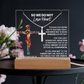 Renewed Hope Acrylic & Cross Gift Set (Acrylic Plaque & Unisex Artisan Cross Necklace Bundle)