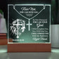Faith & Light Keepsake Collection (Acrylic Plaque & Unisex Artisan Cross Necklace Bundle)