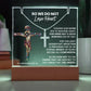 Renewed Hope Acrylic & Cross Gift Set (Acrylic Plaque & Unisex Artisan Cross Necklace Bundle)