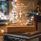 Faith & Light Keepsake Collection (Acrylic Plaque & Unisex Artisan Cross Necklace Bundle)