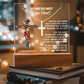 Renewed Hope Acrylic & Cross Gift Set (Acrylic Plaque & Unisex Artisan Cross Necklace Bundle)