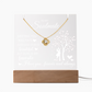 Eternal Embrace Acrylic & Necklace Set