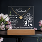 Eternal Embrace Acrylic & Necklace Set