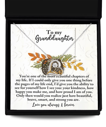 How Beautiful You Are - Love Dancing Necklace For Granddaughter