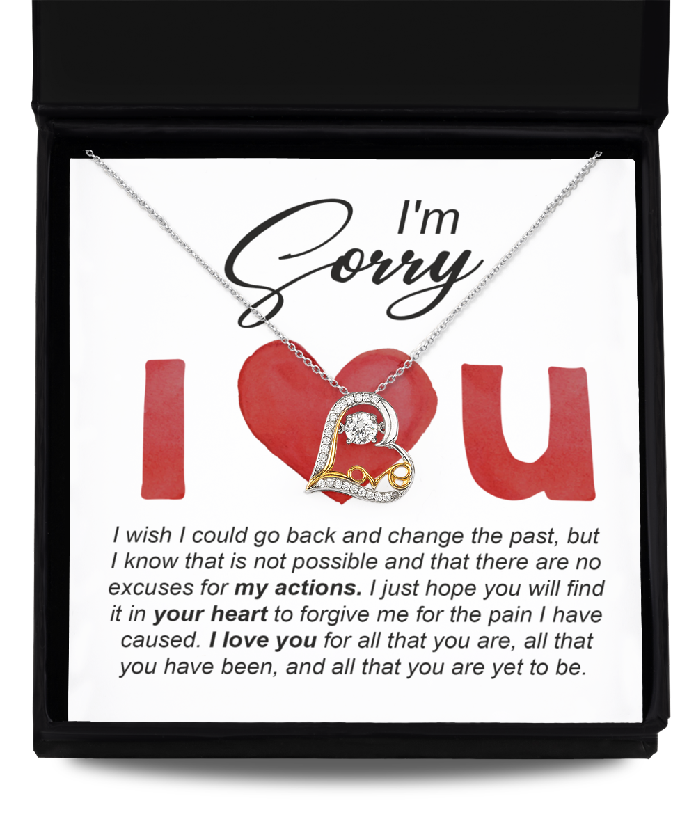 Change The Past - Love Dancing Apology Necklace