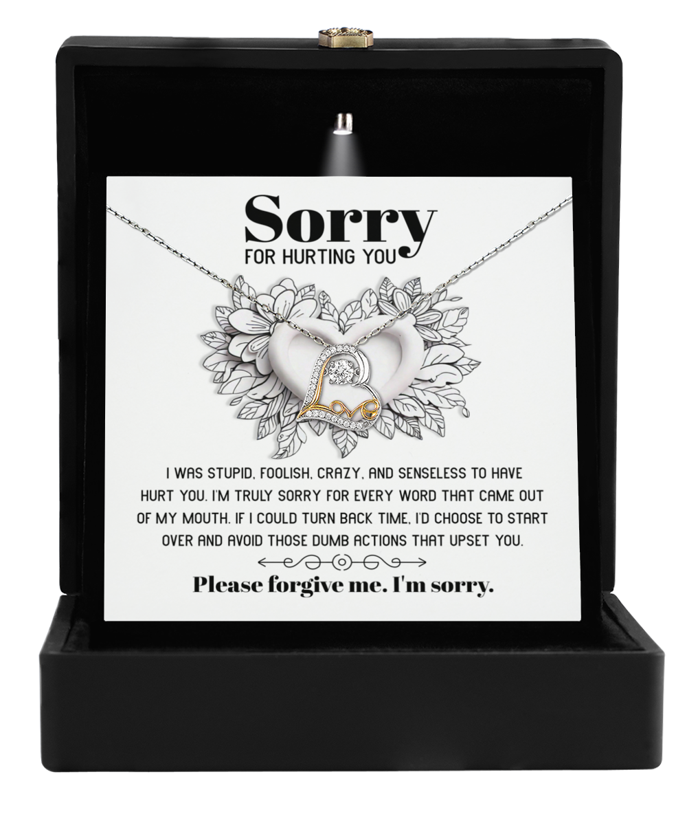 Dumb Actions - Love Dancing Apology Necklace