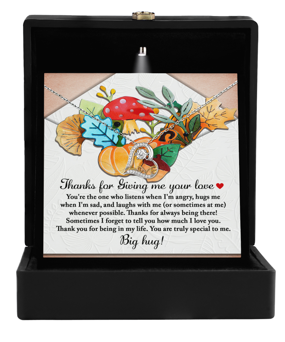 Big Hug - Love Dancing Thanksgiving Necklace