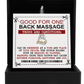 Back Massage Coupon - Love Dancing Necklace For Wife