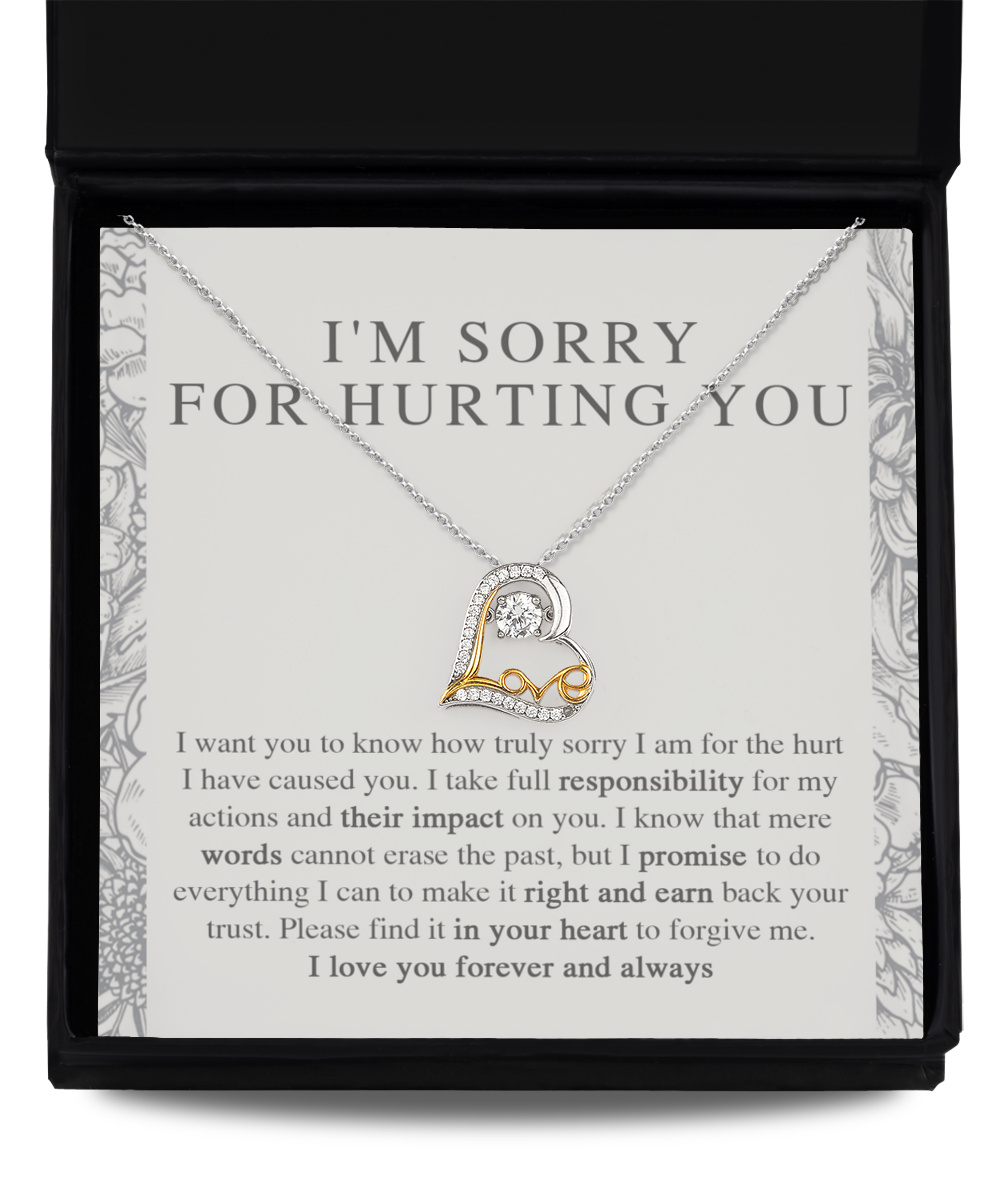 Find It In Your Heart - Love Dancing Apology Necklace