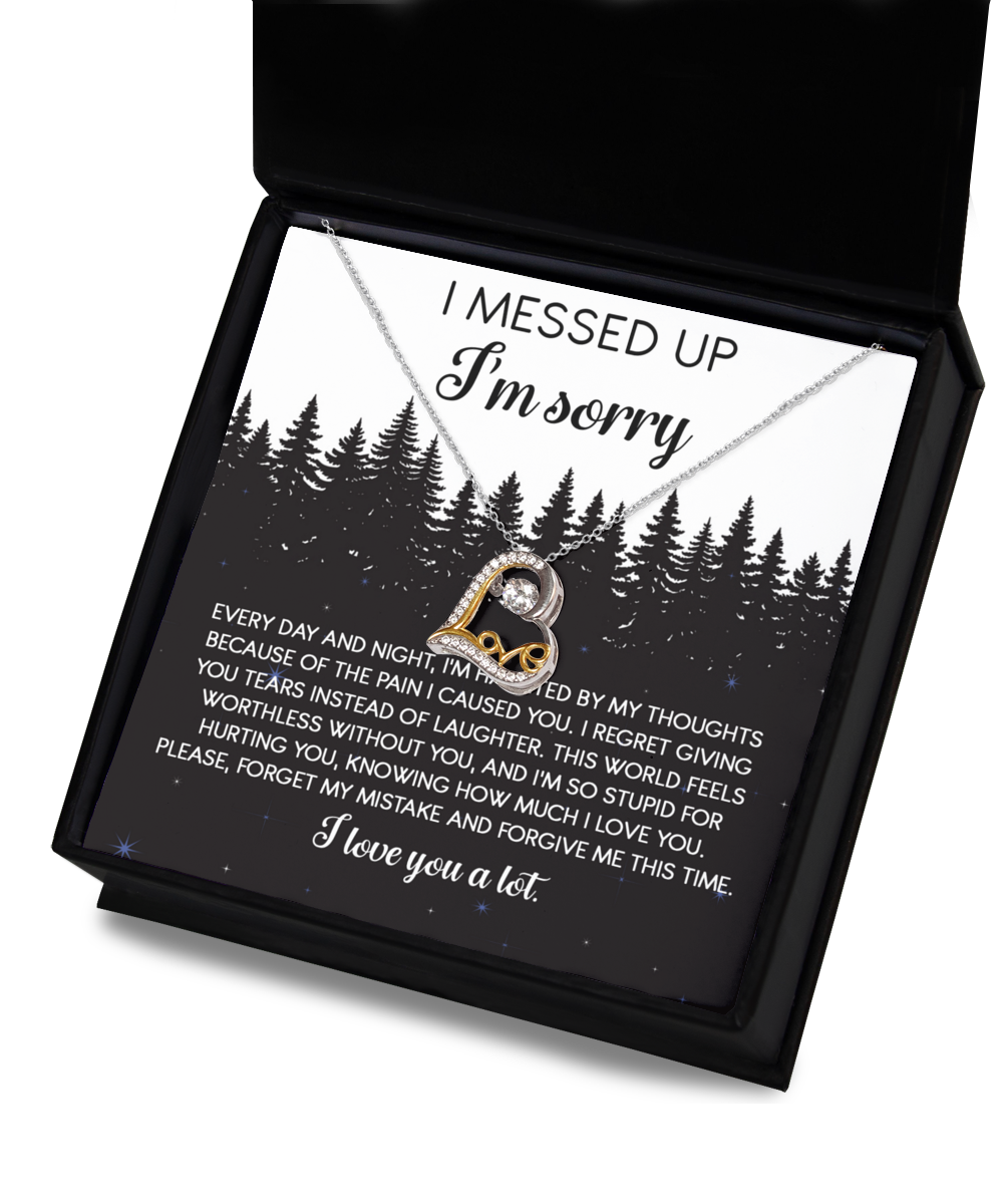 Tears Instead Of Laughter - Love Dancing Apology Necklace