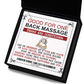 Back Massage Coupon - Love Dancing Necklace For Wife