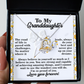 Never Give up On Your Dreams - Love Dancing Necklace For Granddaughter