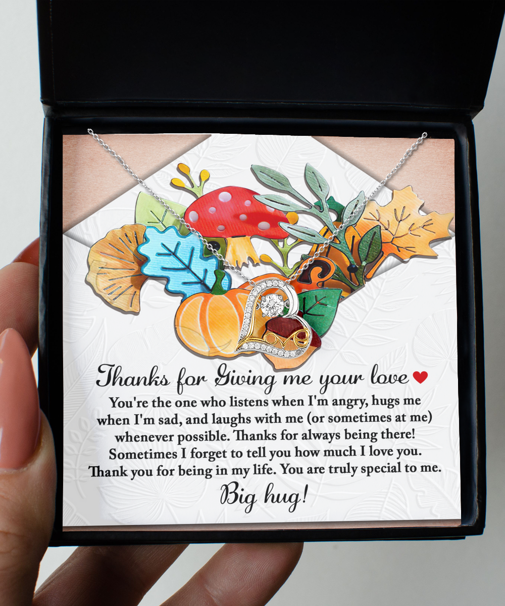 Big Hug - Love Dancing Thanksgiving Necklace