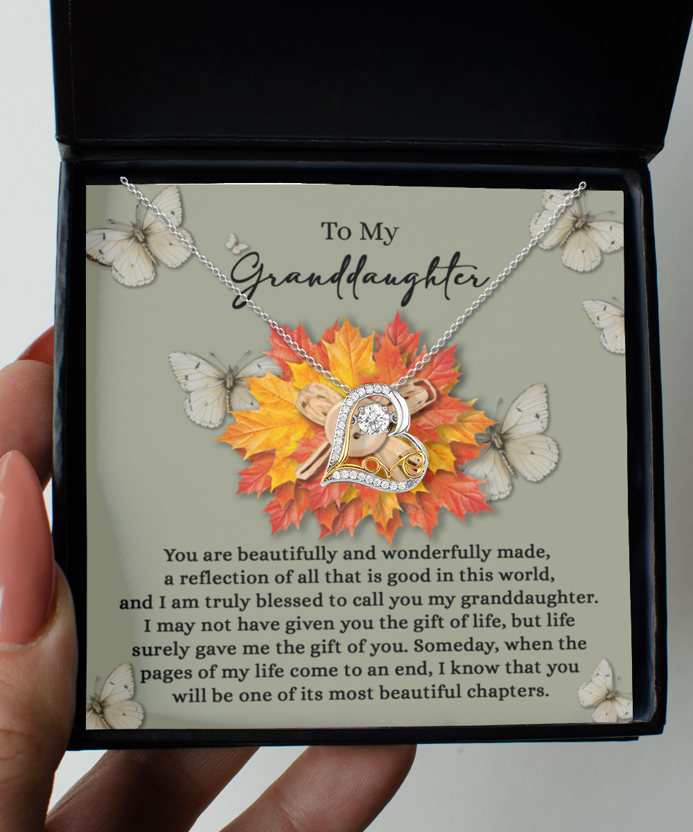 Gift Of You - Love Dancing Necklace For Granddaughter