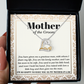 You Raised A Little Boy - Love Dancing Necklace For Mother Of The Groom