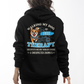 "Walking My Dog = Free Therapy" Funny Dog Lover Unisex Hoodie