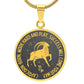 Capricorn Success Will Come Your Way Graphic Pendant Necklace