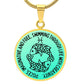 Pisces Imaginative And Free Graphic Pendant Necklace
