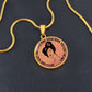 Virgo Light The Way Graphic Pendant Necklace