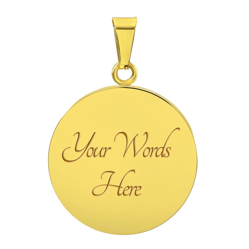 Fearsome Mama Graphic Pendant Necklace For Daughter