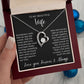 Always Worth The Wait - Forever Love Necklace For Wife