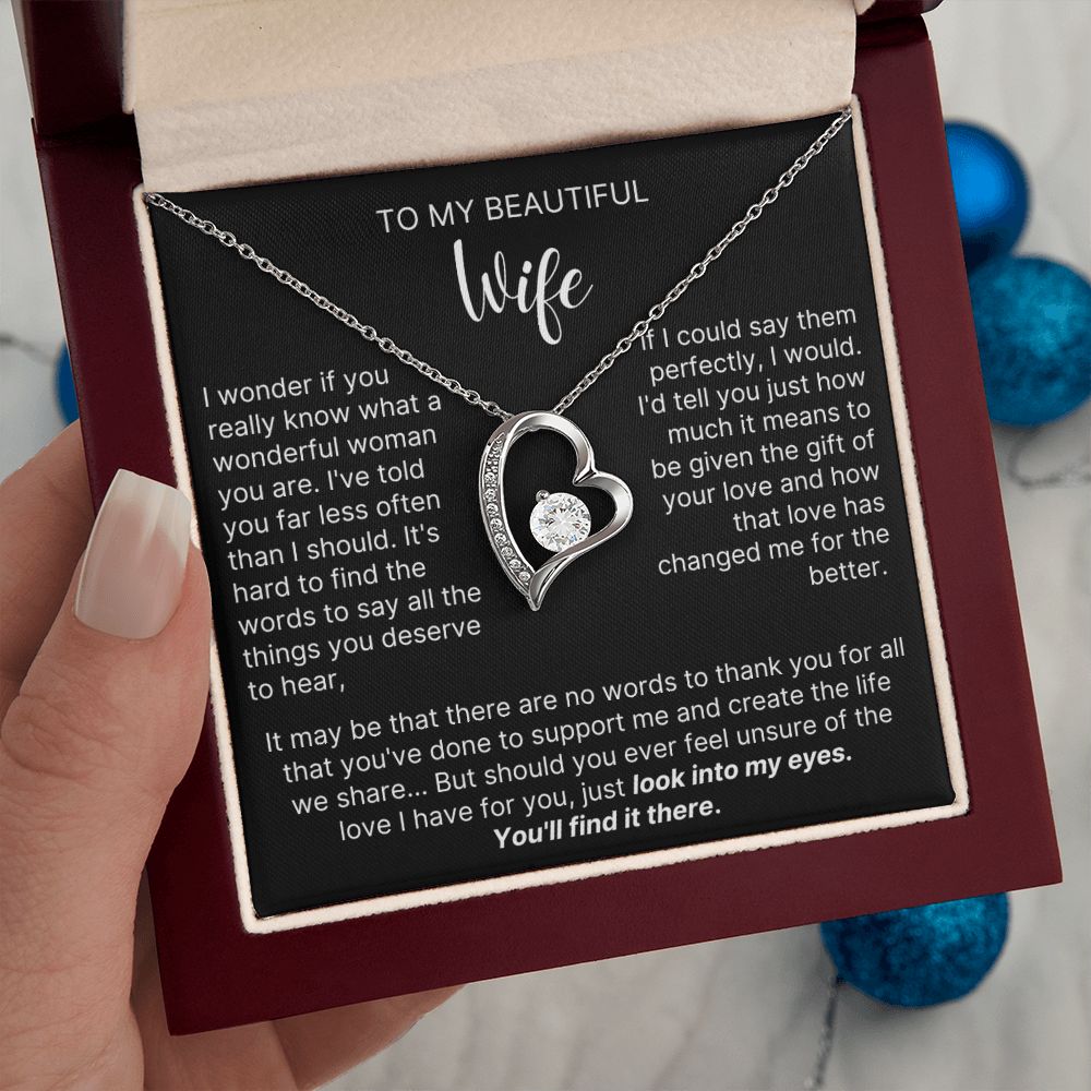 Gift Of Your Love - Forever Love Necklace For Wife