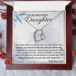 Always Be My Little Girl - Forever Love Necklace For Daughter