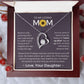 You Mean The World To Me - Forever Love Necklace For Mom