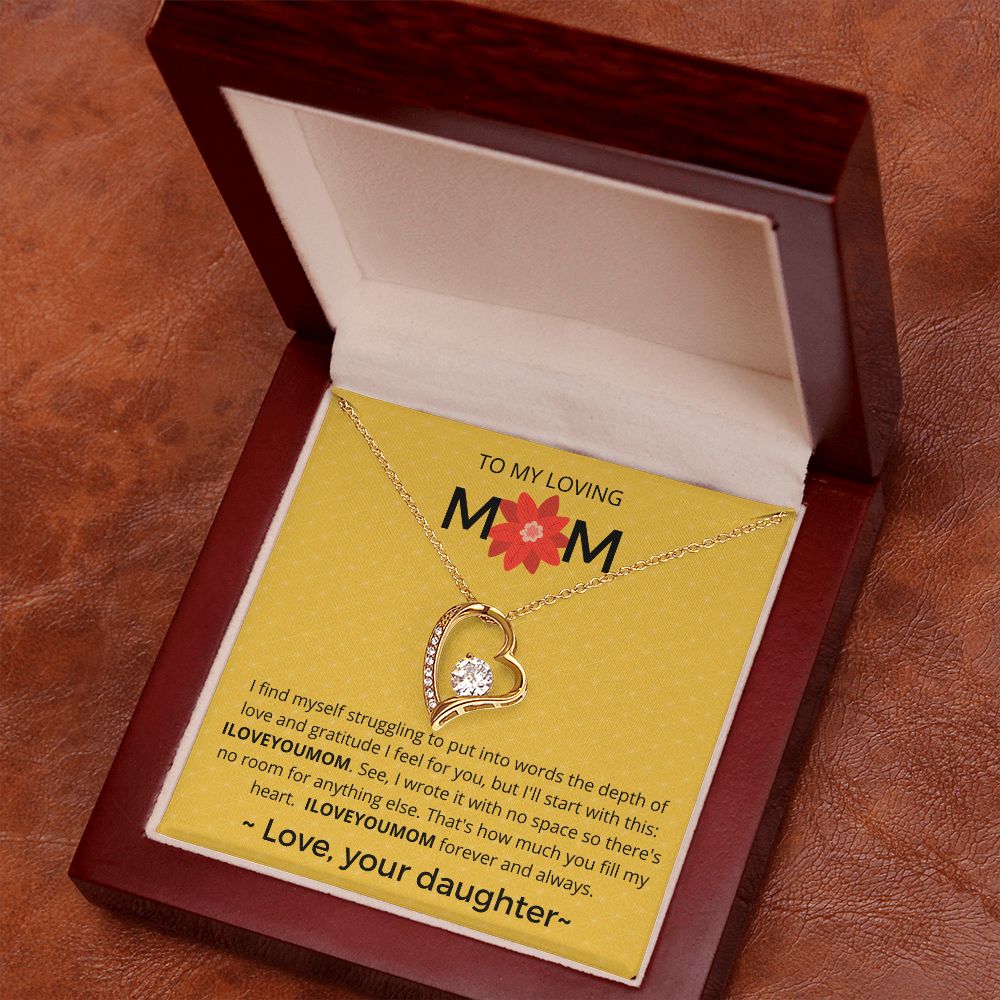 ILOVEYOUMOM - Forever Love Necklace For Mom