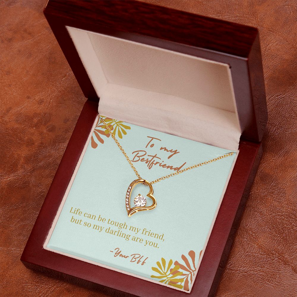 You Are Tough - Forever Love Necklace For Best Friend
