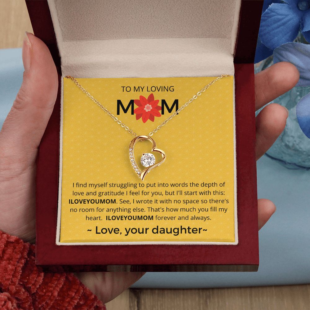 ILOVEYOUMOM - Forever Love Necklace For Mom