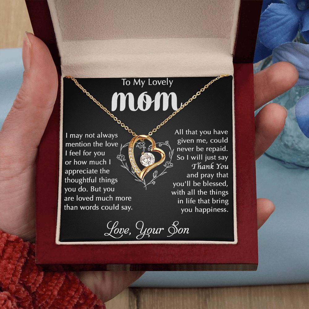 The Thoughtful Things You Do - Forever Love Necklace For Mom