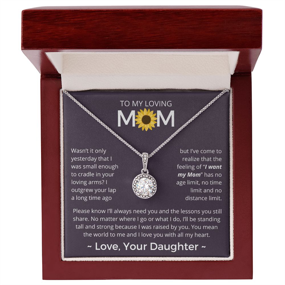 You Mean The World To Me - Eternal Hope Necklace For Mom