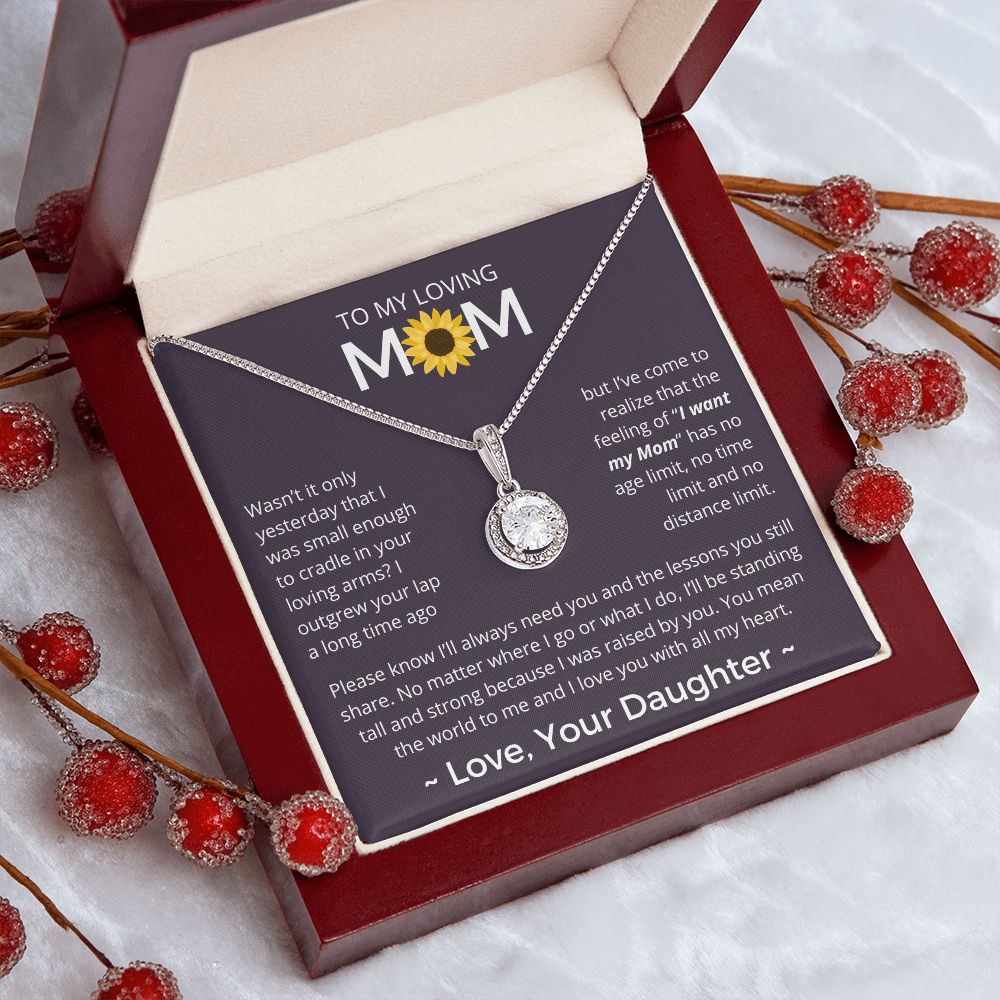 You Mean The World To Me - Eternal Hope Necklace For Mom