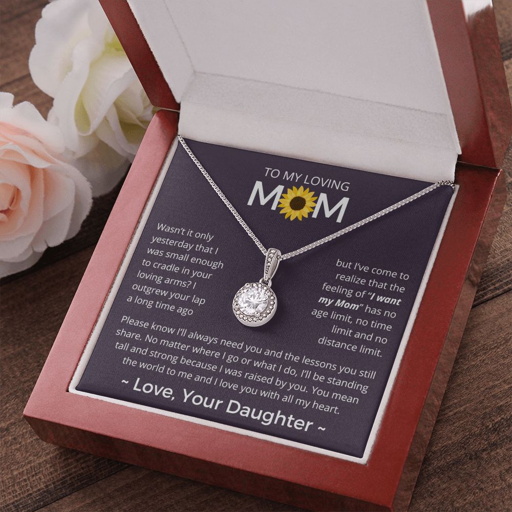 You Mean The World To Me - Eternal Hope Necklace For Mom