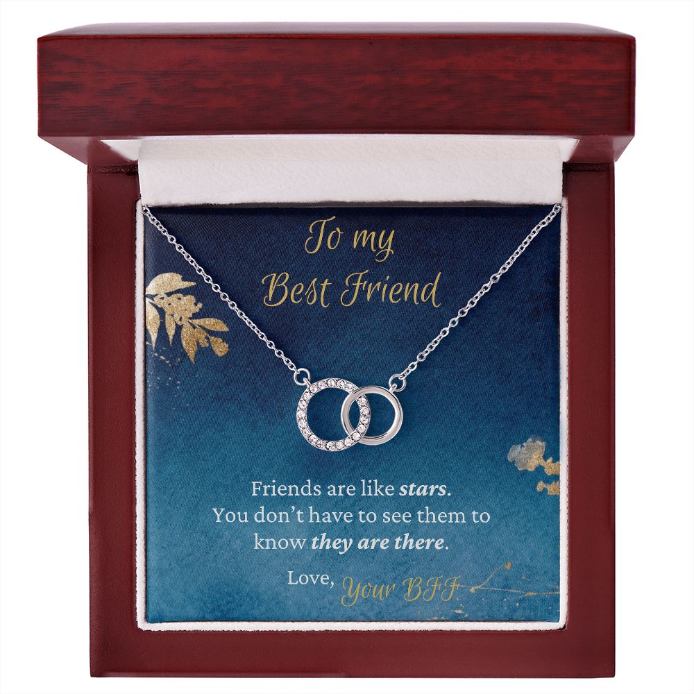Friends Are Like Stars - Perfect Pair Necklace For Best Friend