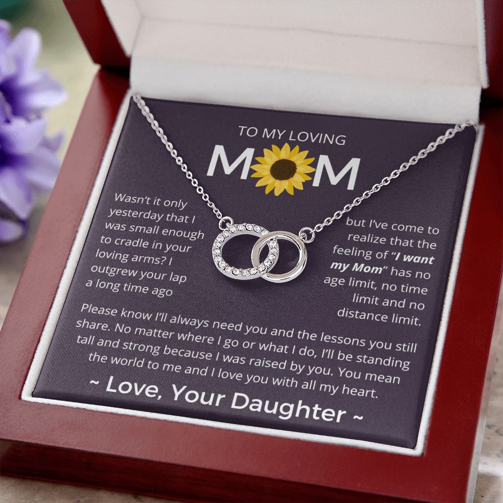 You Mean The World To Me - Perfect Pair Necklace For Mom