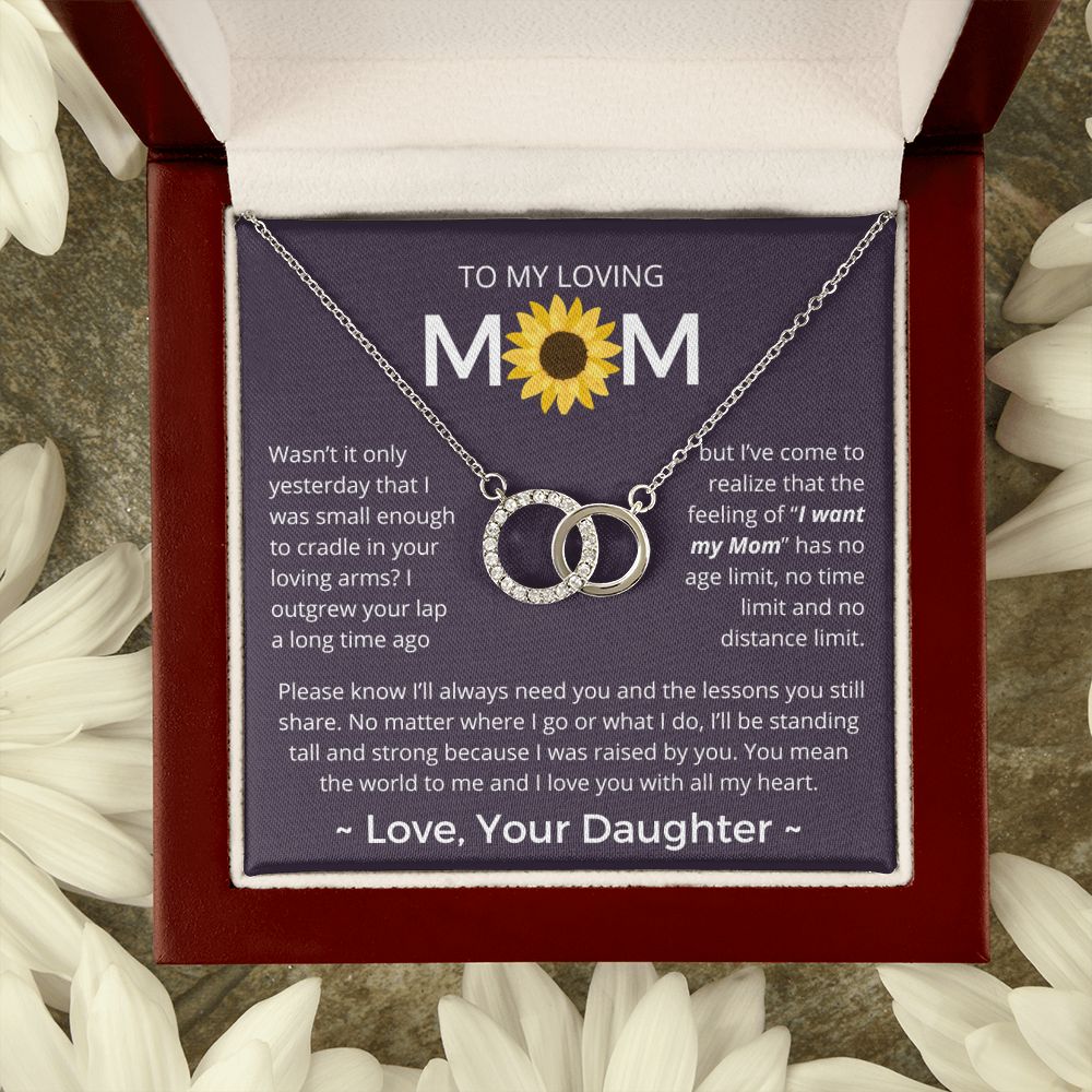 You Mean The World To Me - Perfect Pair Necklace For Mom