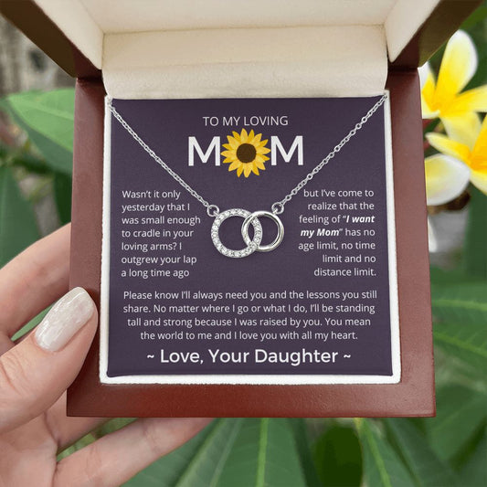 You Mean The World To Me - Perfect Pair Necklace For Mom