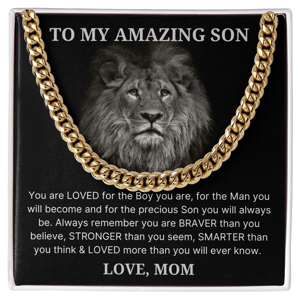 Precious Son - Length Adjustable Cuban Link Chain For Son