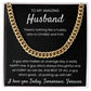 Lovable And Fun - Length Adjustable Cuban Link Chain For Husband