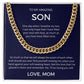 Feel The Love I've Placed In Your Heart - Length-Adjustable Cuban Link Chain